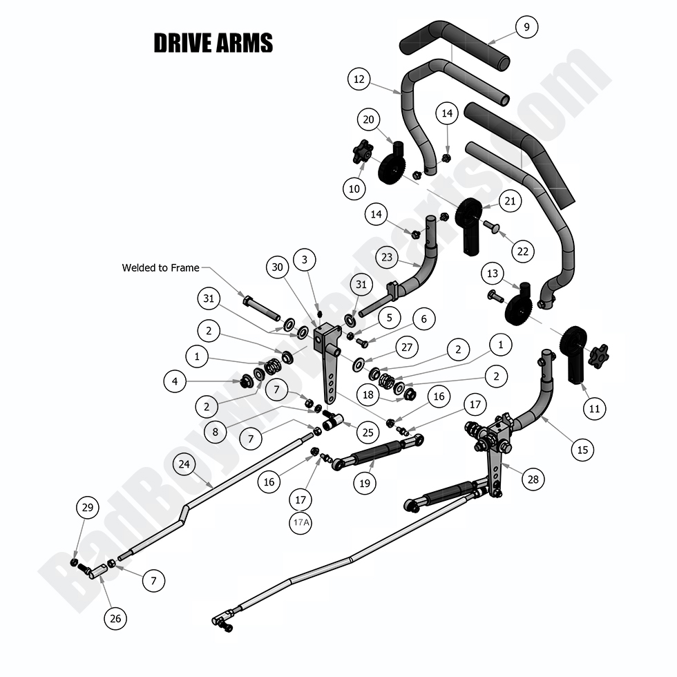 2018 Outlaw XP - Drive Arms